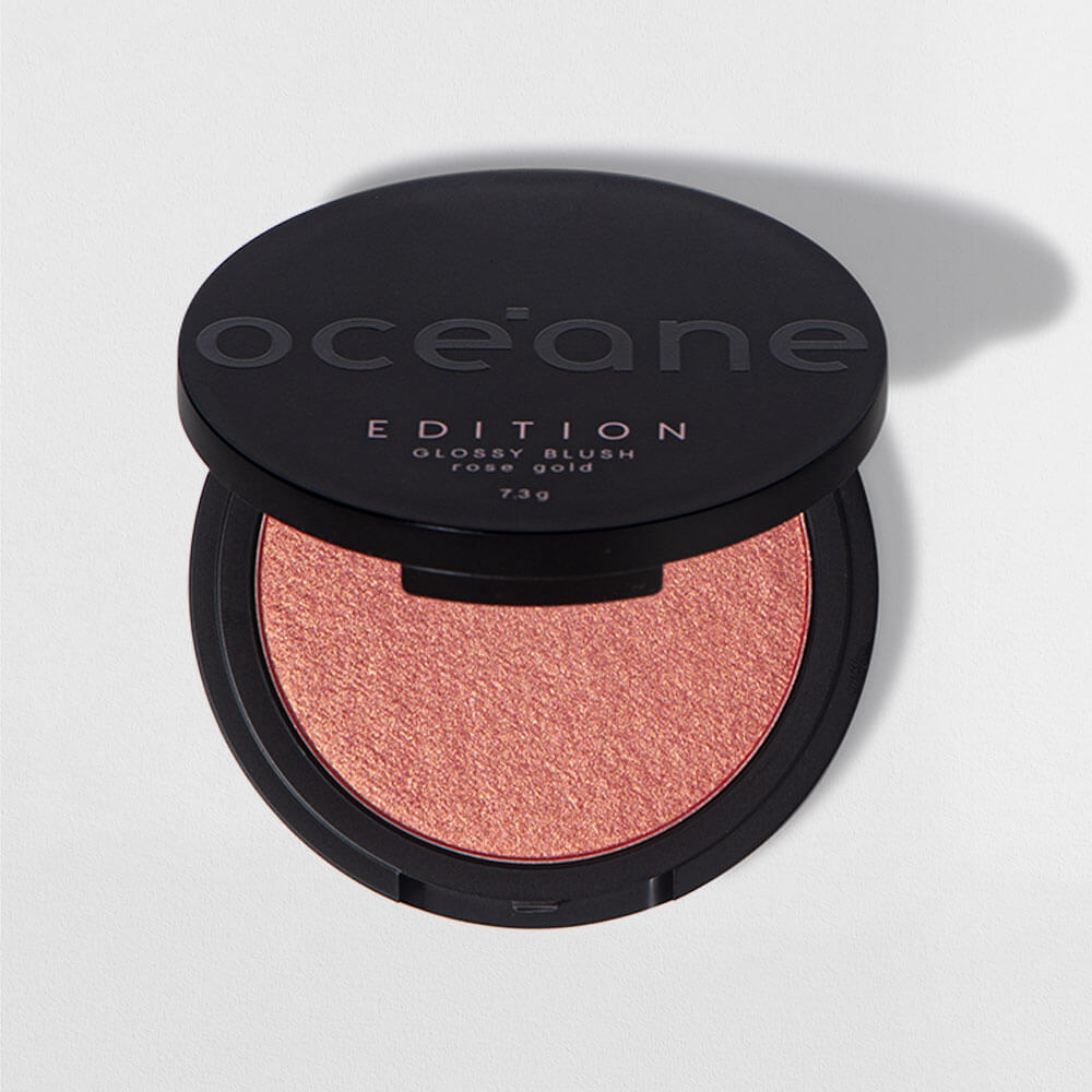 Glossy Blush Rose Gold